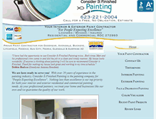 Tablet Screenshot of consideritfinishedpainting.com